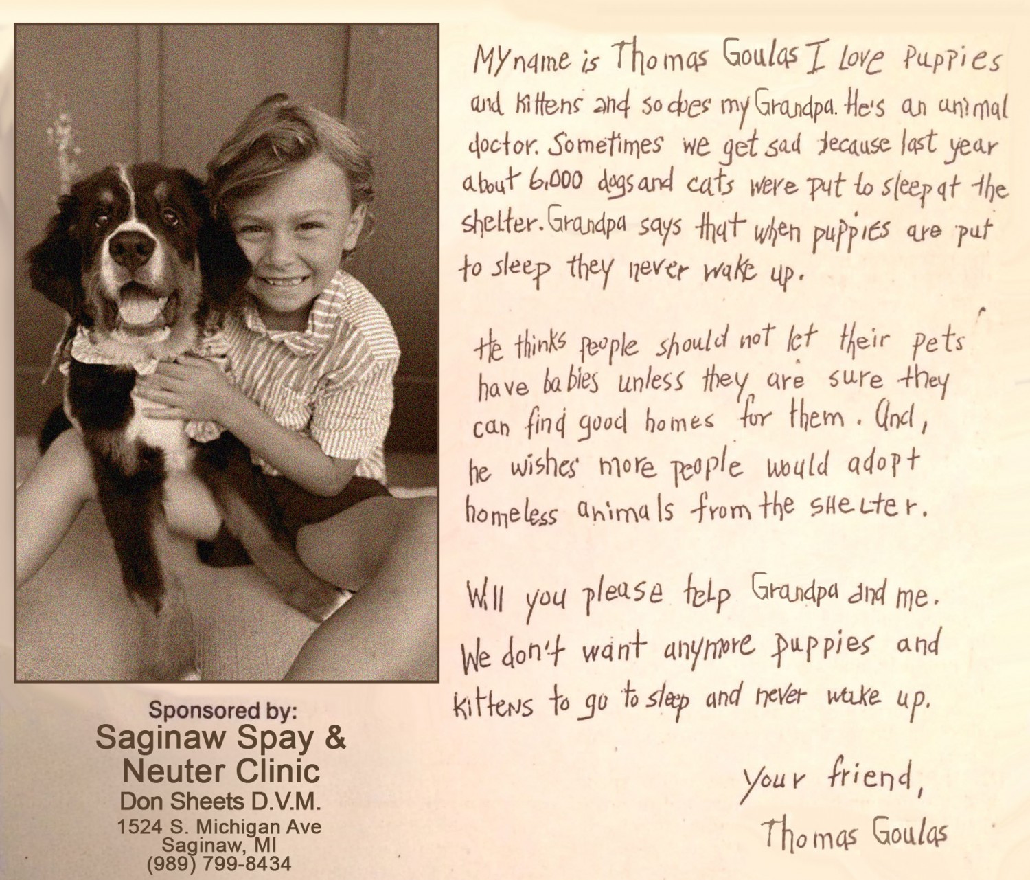 Thomas's Letter